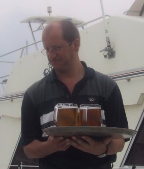 V/E-Offizier bei der Arbeit