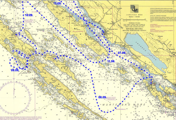 Karte aus Kroatien 2